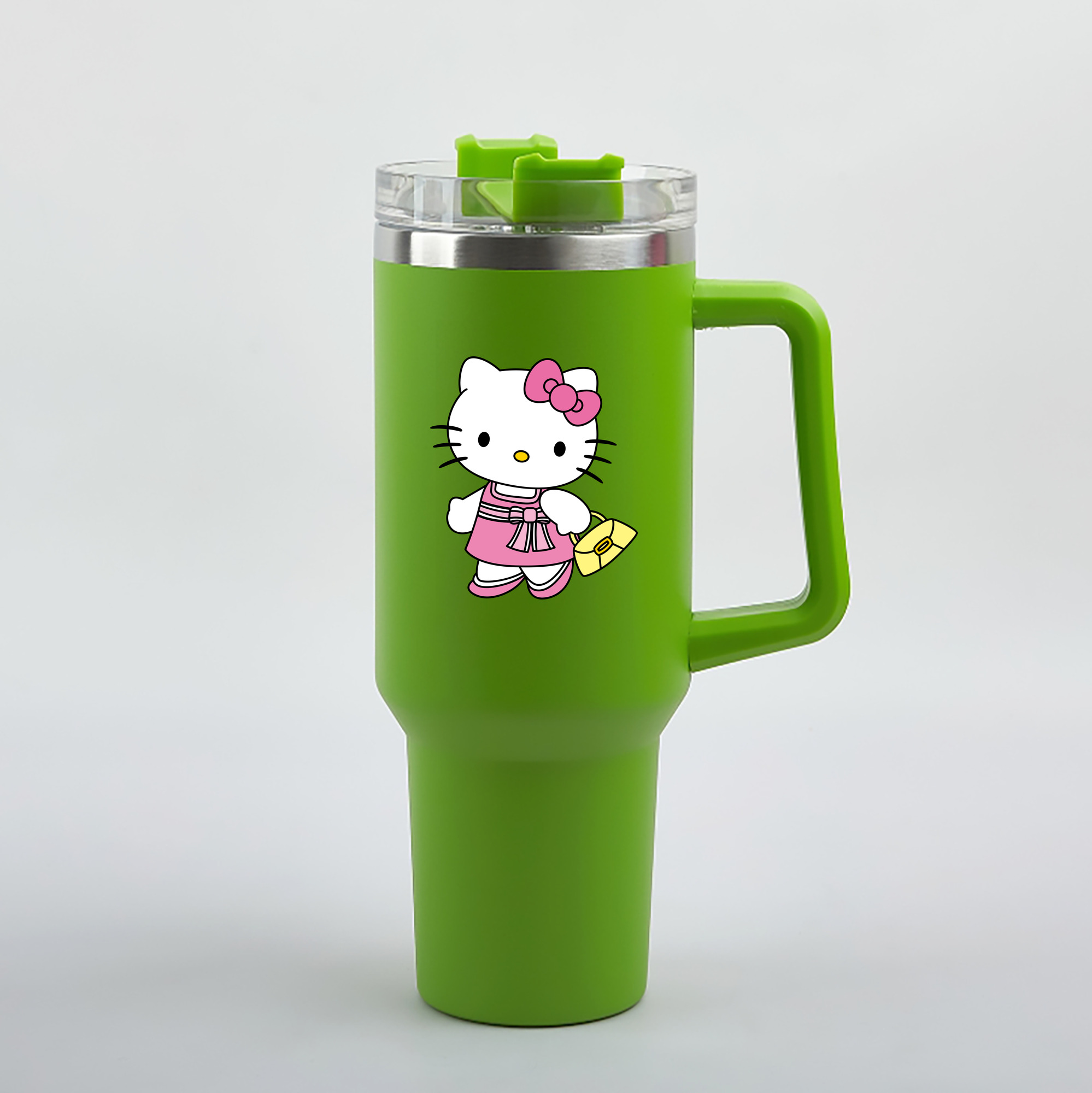 （画像用） Hello Kitty ハローキティ 1200mL車用タンブラー（カラープリント）